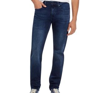 EXC! 7 For All Mankind The Straight Men's Size 40 x 31 Dark Wash Stretch